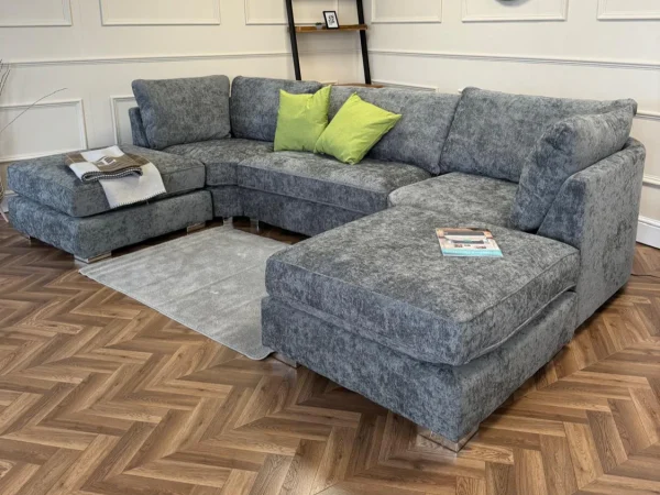 Bishop U Shape Sofa Luxe Chenille USSS