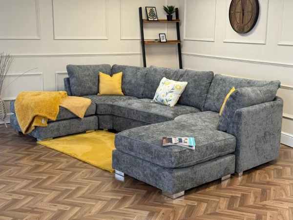 Bishop U Shape Sofa Luxe Chenille USSS4