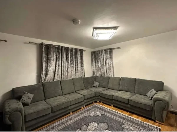Vegas Modular Corner Sofa Full Back Grey USSS4