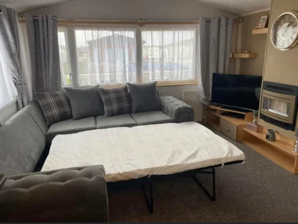Verona Fernando Corner Sofa Bed Scatter Back Sleeper Grey USSS1