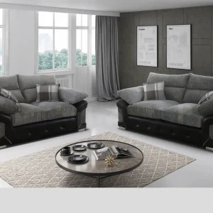 Logan 3 2 Sofa Set Black Grey USSS transformed