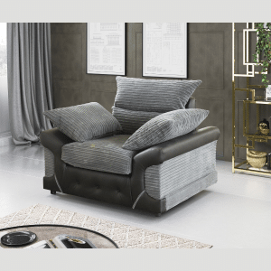 Logan Armchair Grey Black USSS transformed