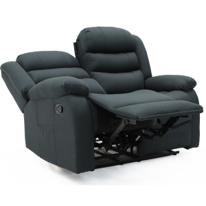 Sorrento 2 Seater Recliner Sofa Fabric Grey 2