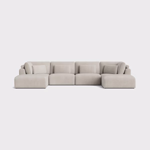 XL U Shape Footstool End Kate USSS