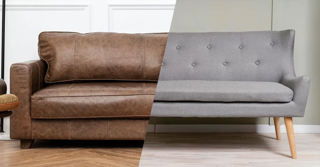 Leather vs Fabric Sofas - A Comprehensive Guide